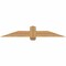 Ekena Millwork Eugene Smooth Timber Gable Bracket, Western Red Cedar, 60"W x 10"H x 5 1/2"D x 5 1/2"F, 4/12 Pitch GBW060X10X0606EUG00SWR - alternate 1